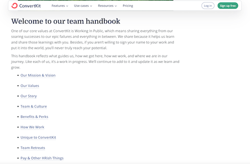 convertkit handbook